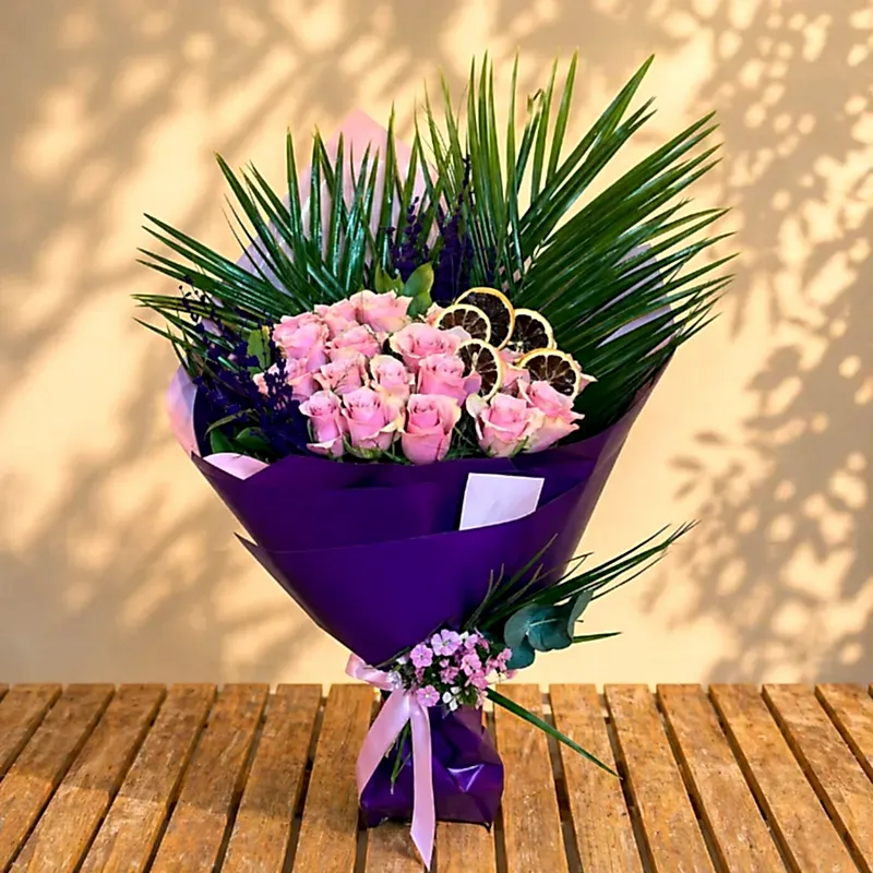 Premium 21’li Pembe Gül Buketi 