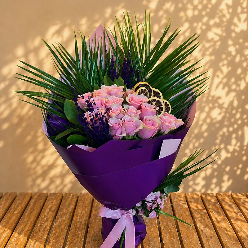 Premium 21’li Pembe Gül Buketi 