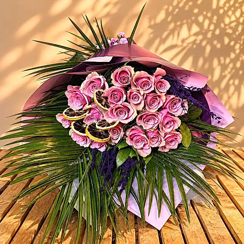 Premium 21’li Pembe Gül Buketi 
