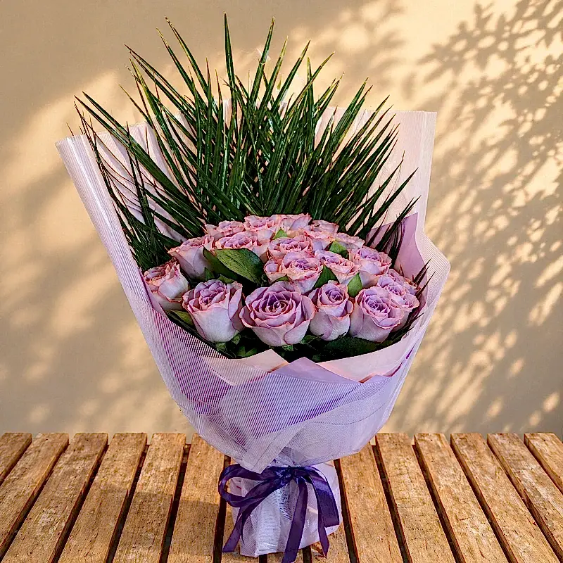 Premium 21’li Lila Gül Buketi