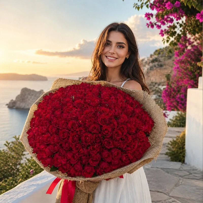 501 Kırmızı Gül Buketi