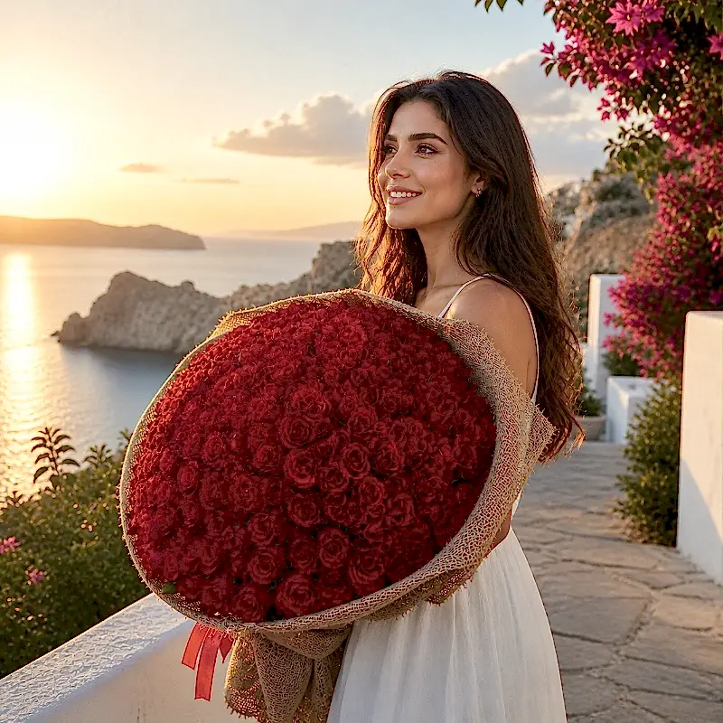501 Kırmızı Gül Buketi